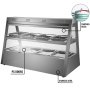Food Warmer Commercial Pizza Warmer 48 Inch Pastry Warmer With Tilt-up Doors
