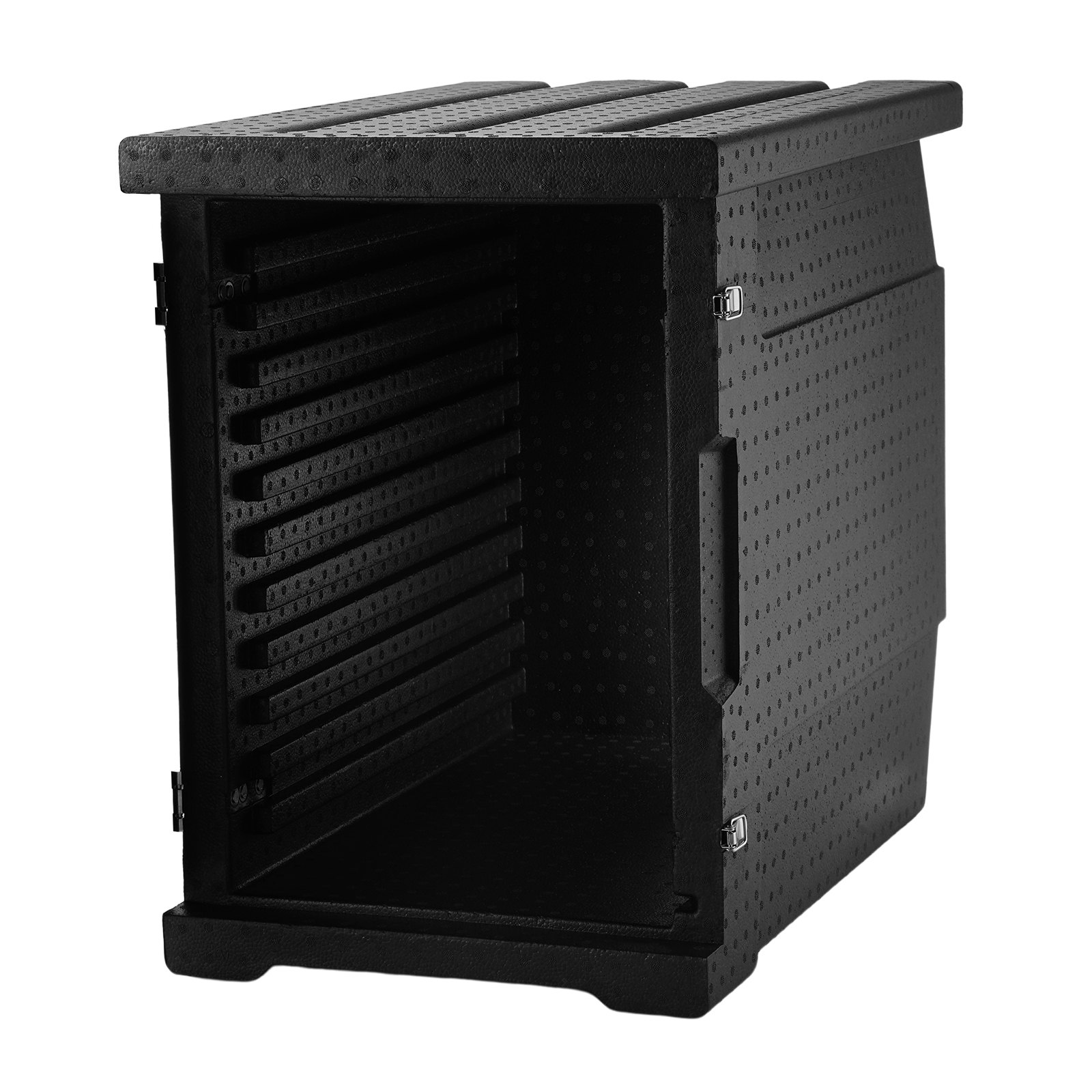 VEVOR Insulated Food Pan Carrier, 82 Qt Hot Box for Catering, LLDPE Food Box Carrier with Double Buckles, Front Loading Food Warmer for Restaurant, Canteen, etc.