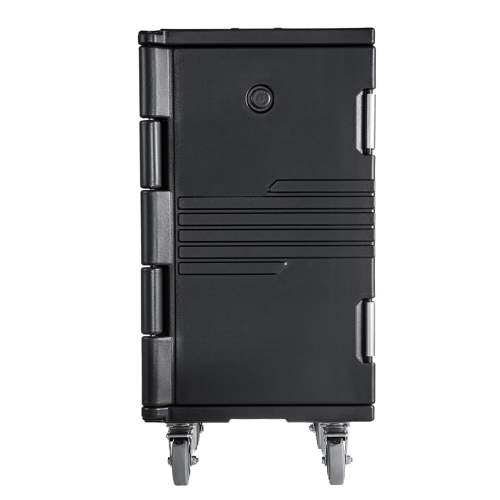 VEVOR Insulated Food Pan Carrier, 127 Qt Non-Electrical Food Warmer, with Swivel Wheel & 304 Stainless Steel Latch, LLDPE Stackable Hot Box, for Various Pan Sizes(NOT Included), Fit Catering BBQ Event