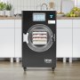 VEVOR Vacuum Freeze Dryer Machine, 8.8-13.2 LBS/Batch Food Freeze Drying Machine with 4-Layer Trays, Vacuum Pump, Adjustable Timer and Temperature Control, for Fruits Vegetables Meat, Black