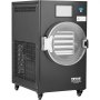 VEVOR Vacuum Freeze Dryer Machine, 8.8-13.2 LBS/Batch Food Freeze Drying Machine with 4-Layer Trays, Vacuum Pump, Adjustable Timer and Temperature Control, for Fruits Vegetables Meat, Black