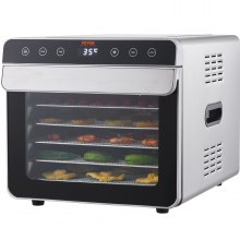 Commercial Electric Countertop Food Dehydrator Machine 16 Stainless Steel  Trays