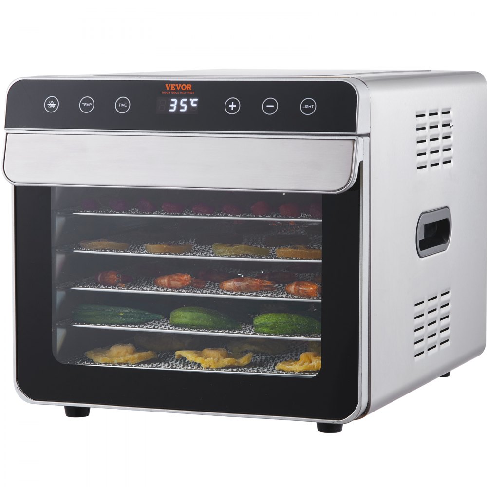 Magic Mill Commercial Food Dehydrator Machine, 11 Stainless Steel Trays, Adjustable Timer and Temperature Control, Jerky, Herb, Meat, Beef, Fruits  and Vegetables Dryer