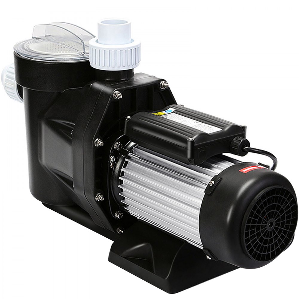 VEVOR Swimming Pool Filter Pump 2.5HP, Inground Swimming Pool Pump 1850W, Swimming Pool Pump 148GPM, Single Speed Filter for Spa Water Circulation Above Ground Apply Swimming Pool, Bathtub