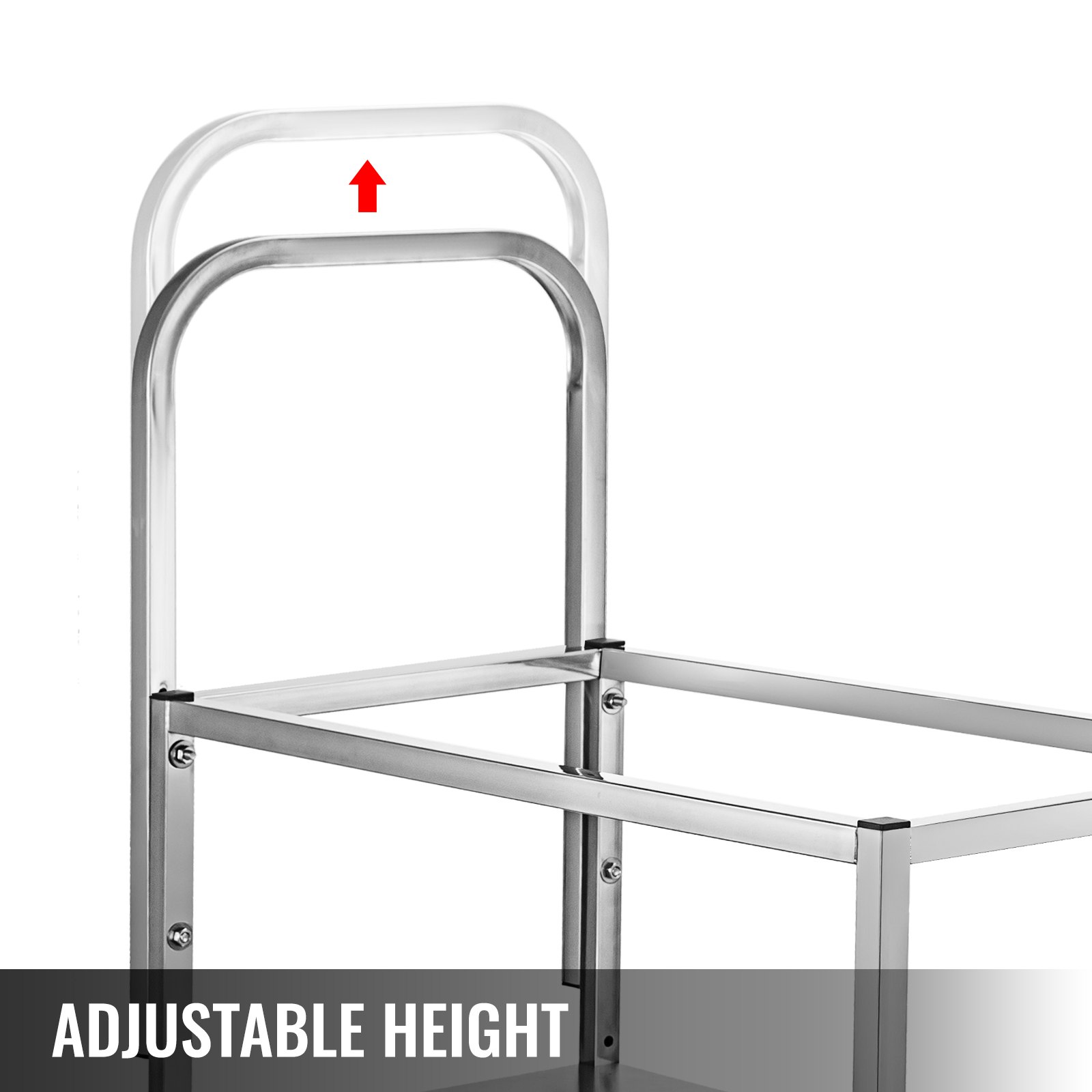 VEVOR Triple Ingredient Bin Cart Ingredient Storage Bin 3 x 33 L Rice Bin