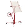VEVOR 11ft Drywall Lift, Heavy-Duty 150 lbs Sheetrock Hoist with Adjustable Telescoping Arm, Lockable Wheels, Drywall Lifter Panel Jack Hoist Tools Ideal for Ceiling & Wall Installation (Red)