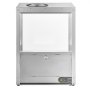 VEVOR Commercial Nacho Chip Warmer, 80L Chip Warmer Machine with Heating Base and Warming Light, Nacho Machine with Deflection Board, Stainless Steel, for Nacho Chips, Popcorn, Potato Chips, Peanut