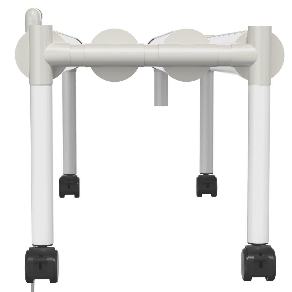 VEVOR Hydroponics Growing System, 36 Sites 4 Food-Grade PVC-U Pipes, 1 Layer Indoor Planting Kit with Water Pump, Timer, Nest Basket, Sponge for Fruits, Vegetables, Herb, White