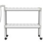 VEVOR Hydroponics Growing System, 54 Sites 6 Food-Grade PVC-U Pipes, 2 Layers Indoor Planting Kit with Water Pump, Timer, Nest Basket, Sponge for Fruits, Vegetables, Herb, White