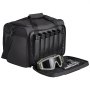VEVOR Range Bag for 3 Pistols, Tactical Gun Range Bag with 2 Detachable Baffles & 6 Magazines, Firearm Shooting Handgun Bag for Outdoor Hunting Pistol Bag with Single Shoulder Strip, Black