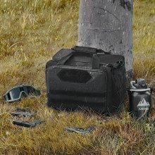 VEVOR Étui souple pour pistolet pour 3 pistolets Sac pour arme de poing Chasse en plein air Tir Noir