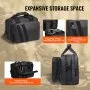 VEVOR Range Bag for 2 Pistols Tactical Gun Bag 2 Built-in Pistol Bags Black