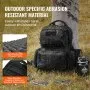 VEVOR Tactical Range Backpack for 6 Pistols Gun Backpack Black