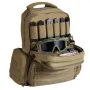 Mochila tática para tiro VEVOR para 6 pistolas, mochila para armas com 6 bolsas independentes para pistolas e 10 carregadores, mochila para pistolas para caça ao ar livre, bolsa para armas curtas com zíper e trava, marrom
