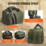 VEVOR Range Bag för 2 Pistols Tactical Gun Bag 2 Inbyggd Pistol Bags Grön