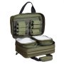 VEVOR Range Bag for 2 Pistols Tactical Gun Bag 2 Built-in Pistol Bags Green，Range Bag for Handguns Gun Case Bag with Lockable Zipper for Shooting Range Outdoor Hunting