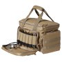 VEVOR Range Bag for 4 Pistols, Tactical Gun Range Bag with 3 Detachable Baffles & 6 Magazines, Firearm Shooting Handgun Bag for Outdoor Hunting Shooting Pistol Bag with Single Shoulder Strip, Brown