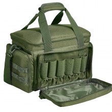 VEVOR Range Bag for 4 Pistols Tactical Gun Range Bag Enkel skulderstripe Grønn