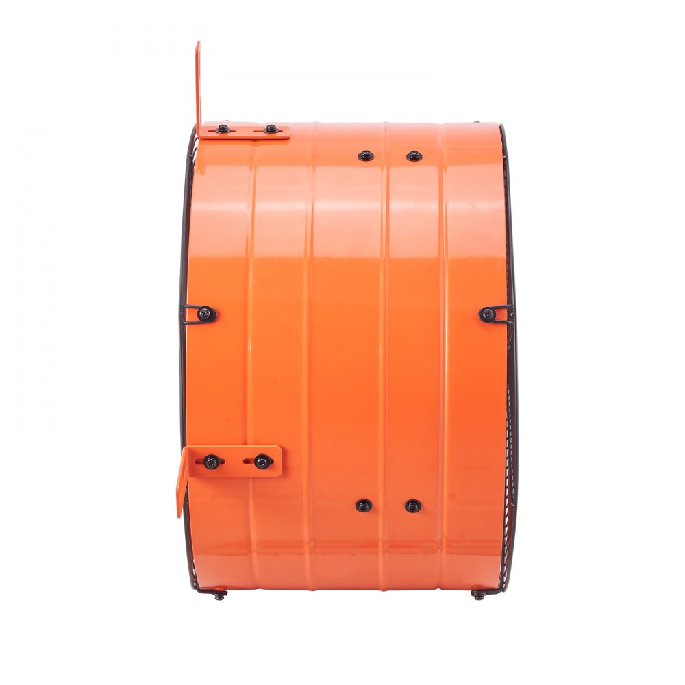 VEVOR Gable Mount Fan, 16 Inch Attic Exhaust Fan with Adjustable Thermostat & Outer Mesh, 2940 CFM House Ventilator Cools Up to 4200 Sq.Ft, Quiet Ventilation for Roof, Garage & Shop, Vibrant Orange