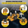 VEVOR Sight Tool για ρύθμιση και συντήρηση υψηλής ακρίβειας σκοπευτηρίου, Αλουμινένιο Sight Pusher Tool βαρέως τύπου, αναστρέψιμη μπροστινή και πίσω οδόντες όρασης Εργαλείο συναρμολόγησης για ημιαυτόματο, χρυσό