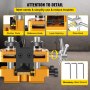 VEVOR Sight Tool για ρύθμιση και συντήρηση υψηλής ακρίβειας σκοπευτηρίου, Αλουμινένιο Sight Pusher Tool βαρέως τύπου, αναστρέψιμη μπροστινή και πίσω οδόντες όρασης Εργαλείο συναρμολόγησης για ημιαυτόματο, χρυσό