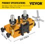 VEVOR Sight Tool για ρύθμιση και συντήρηση υψηλής ακρίβειας σκοπευτηρίου, Αλουμινένιο Sight Pusher Tool βαρέως τύπου, αναστρέψιμη μπροστινή και πίσω οδόντες όρασης Εργαλείο συναρμολόγησης για ημιαυτόματο, χρυσό