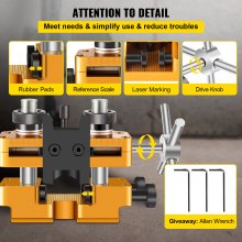 VEVOR Sight Pusher Pistol Sight Pusher Tool Gold For Handgun Sight Assembly