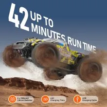 Remote Control Car 1:18 Scale All Terrain 4WD Off-Road Truck for Kids