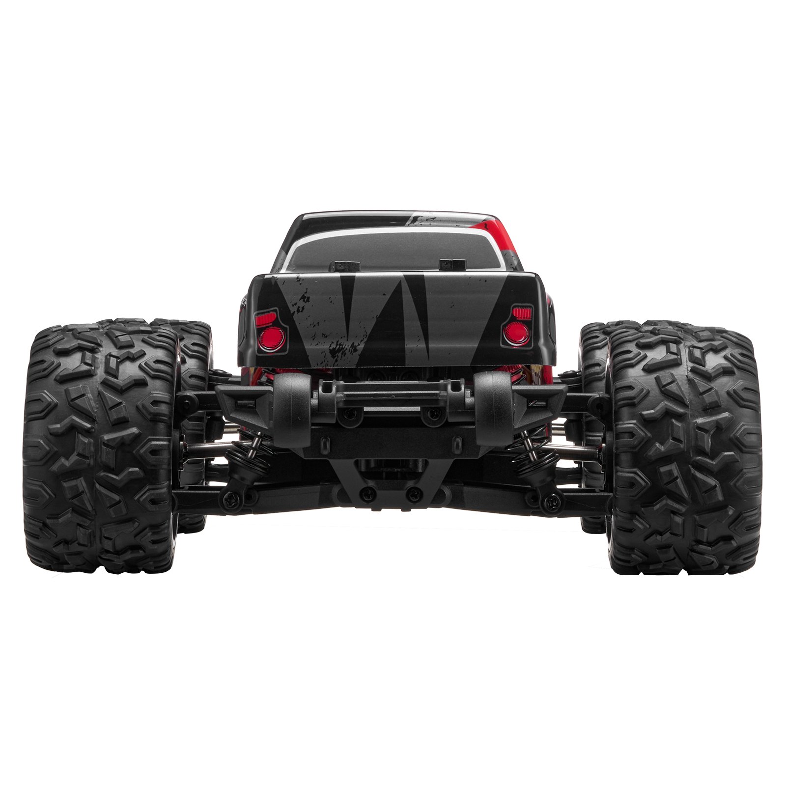 VEVOR Remote Control Car, 1:18 Scale RC Car for Kids, All Terrain 4WD Off-Road Monster Truck with 45° Wheelie & 2 Batteries, 36 km/h High Speed Hobby Racing Car, Ideal Gift for 8+ Years Kids, IPX4