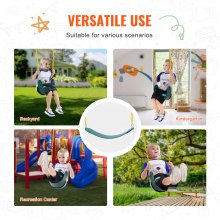 VEVOR 2-Pack Swing Seats Swings Replacement for Outdoor Swing Set 66 Inch Chain