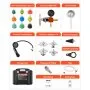 VEVOR Coolant Pressure Tester Kit, 28Pcs Radiator Vacuum Refill Kit with 4 Adapters, Universal Fit, Automotive Cooling System Pressure Tester Kit, with Pressure Pump & Aluminum Alloy Purge Filler
