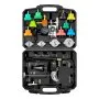 VEVOR Coolant Pressure Tester Kit, 28Pcs Radiator Vacuum Refill Kit with 4 Adapters, Universal Fit, Automotive Cooling System Pressure Tester Kit, with Pressure Pump & Aluminum Alloy Purge Filler