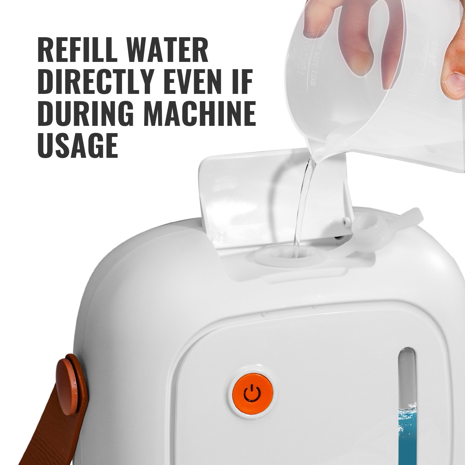 VEVOR Steam Cleaner for Home Use, Portable Steam Cleaner with 45oz Tank, 20 Accessories and 16.4ft Power Cord, Steamer for Deep Cleaning Floors, Windows, Grout, Grills, Cars, and More