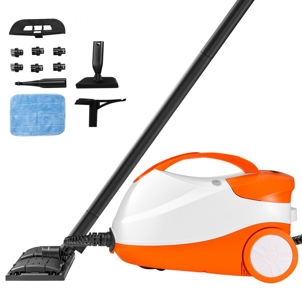 VEVOR Steam Cleaner for Home Use, Portable Steam Cleaner with 20 Accessories, 51oz Tank & 18ft Power Cord, Steamer for Deep Cleaning Floors, Windows, Grout, Grills, Cars, and More