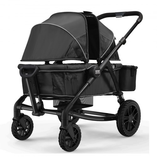 VEVOR All-Terrain Stroller Wagon, Seats Foldable Expedition 2-in