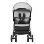 Carrinho de bebê duplo VEVOR, carrinho de bebê duplo leve e dobrável com assento duplo, encosto/apoio para os pés ajustável, cinto de segurança envolvente, cesta e bandeja de armazenamento para recém-nascidos e crianças pequenas (cinza claro, preto)