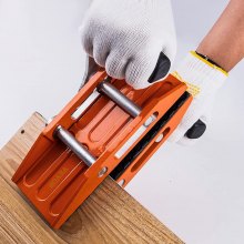 VEVOR 2 PCS Double Handed Stone Carrying Clamps, 50 mm Granite Lifting Tools with Slip-proof Rubber Pads, 200KG Loading Capacity for Moving Marble, Glass, Slabs and Plywood