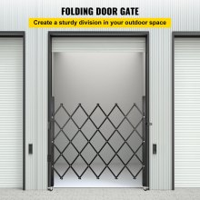 VEVOR Single Folding Security Gate Folding Door Gate 48"H x 66"W Scissor Gate