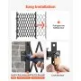 VEVOR Single Folding Security Gate Folding Door Gate 6-1/2'H x 7-1/2'W Fold Gate