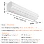 VEVOR 48" Commercial Indoor Air Curtain Super Power 2 Speeds 1200CFM, Wall Mounted Air Curtains for Doors, Indoor Over Door Fan with Heavy Duty Limit Switch, Easy-Install 110V Unheated