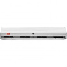 VEVOR 48" Commercial Indoor Air Curtain Super Power 2 Speeds 1200CFM, UL Certified Wall Mounted Air Curtains for Doors, Indoor Over Door Fan with Heavy Duty Limit Switch, Easy-Install 110V Unheated