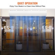 VEVOR 1.5m Commercial Indoor Air Curtain Super Power 2 Speeds 2547m³/h, UL Certified Wall Mounted Air Curtains for Doors, Indoor Over Door Fan with Heavy Duty Limit Switch, Easy-Install Unheated