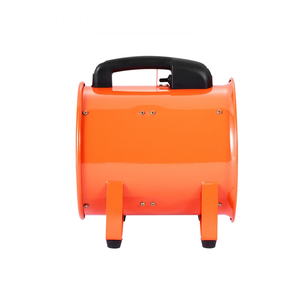 VEVOR Portable Ventilator, 254mm Heavy Duty Cylinder Fan with 10m Duct Hose, 300W Strong Shop Exhaust Blower 1720CFM, Industrial Utility Blower for Sucking Dust, Smoke, Smoke Home/Workplace