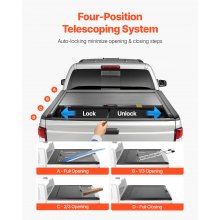 VEVOR 5.8 ft Retractable Tonneau Cover for Chevy/GMC Silverado/Sierra 1500