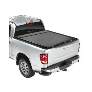 VEVOR Retractable Tonneau Cover, 5.0 ft Retractable Tonneau Cover with Built-in Drainage Pipe for 2021-2024 Toyota Tacoma Crew Cab w/ Deck Rail System , Hard Tonneau Cover with Double-Lock & T-Slot | VEVOR US