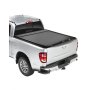 VEVOR Retractable Tonneau Cover, 5.0 ft Retractable Tonneau Cover with Built-in Drainage Pipe for 2021-2024 Toyota Tacoma Crew Cab w/ Deck Rail System , Hard Tonneau Cover with Double-Lock & T-Slot