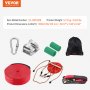 VEVOR Zipline Kit for Kids and Adult, 65 ft Zip Line Kits Up to 500 lb, Backyard Outdoor Quick Setup Zipline, Playground Entertainment with Zipline, Nylon Safety Harness, Seat, and Handlebar