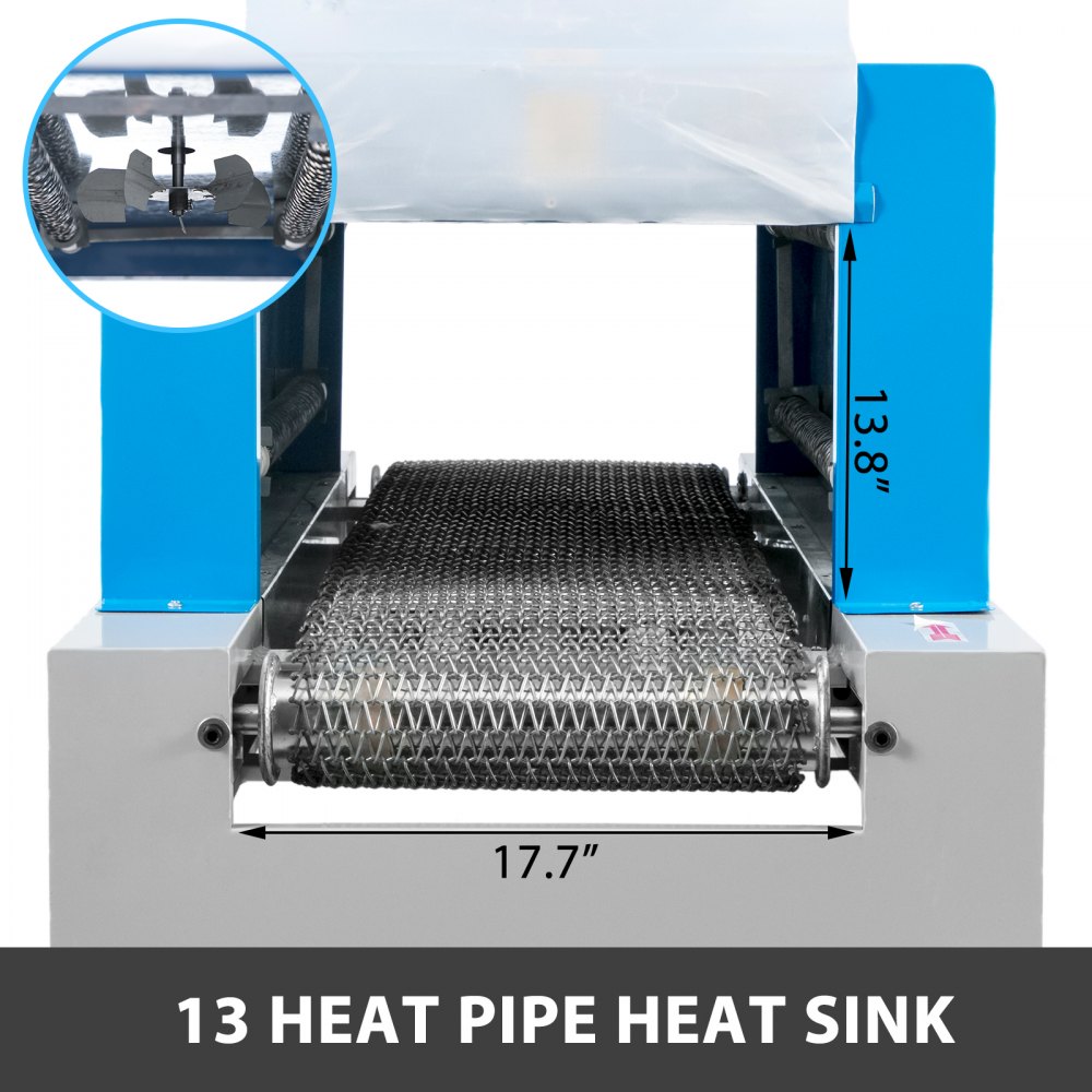 Heat Shrink Machine Shrink Tunnel Machine 17.7x13.8in Packaging Machine Bs4535