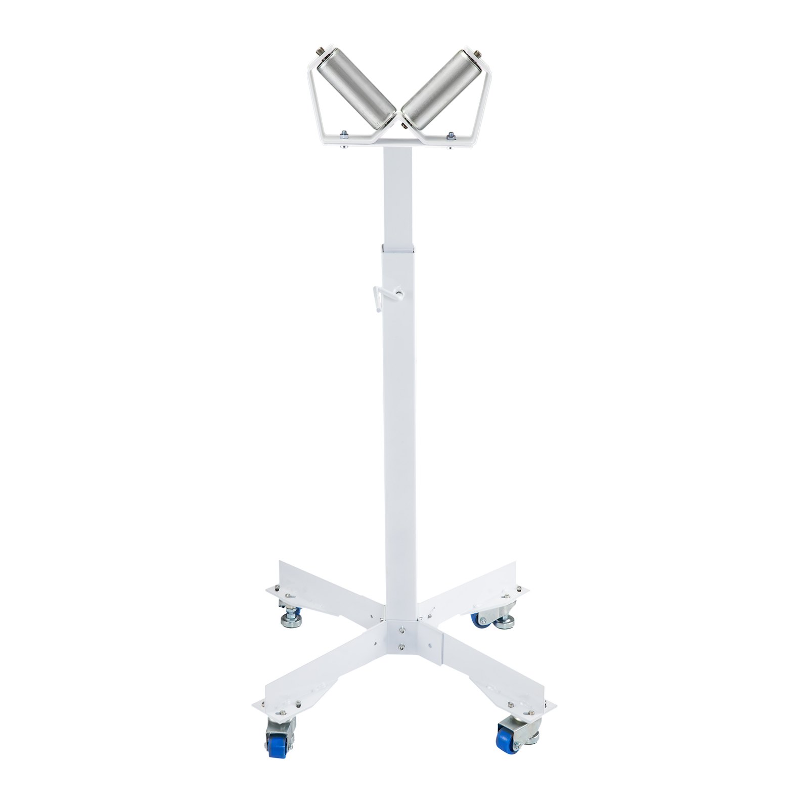 Pipe Roller Tools Stand Hsv-18 Adjustable V-shaped With Two 6inch Rollers White