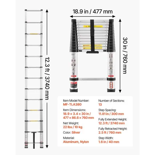 Teleskoopredel 3,8 m — pilt 7